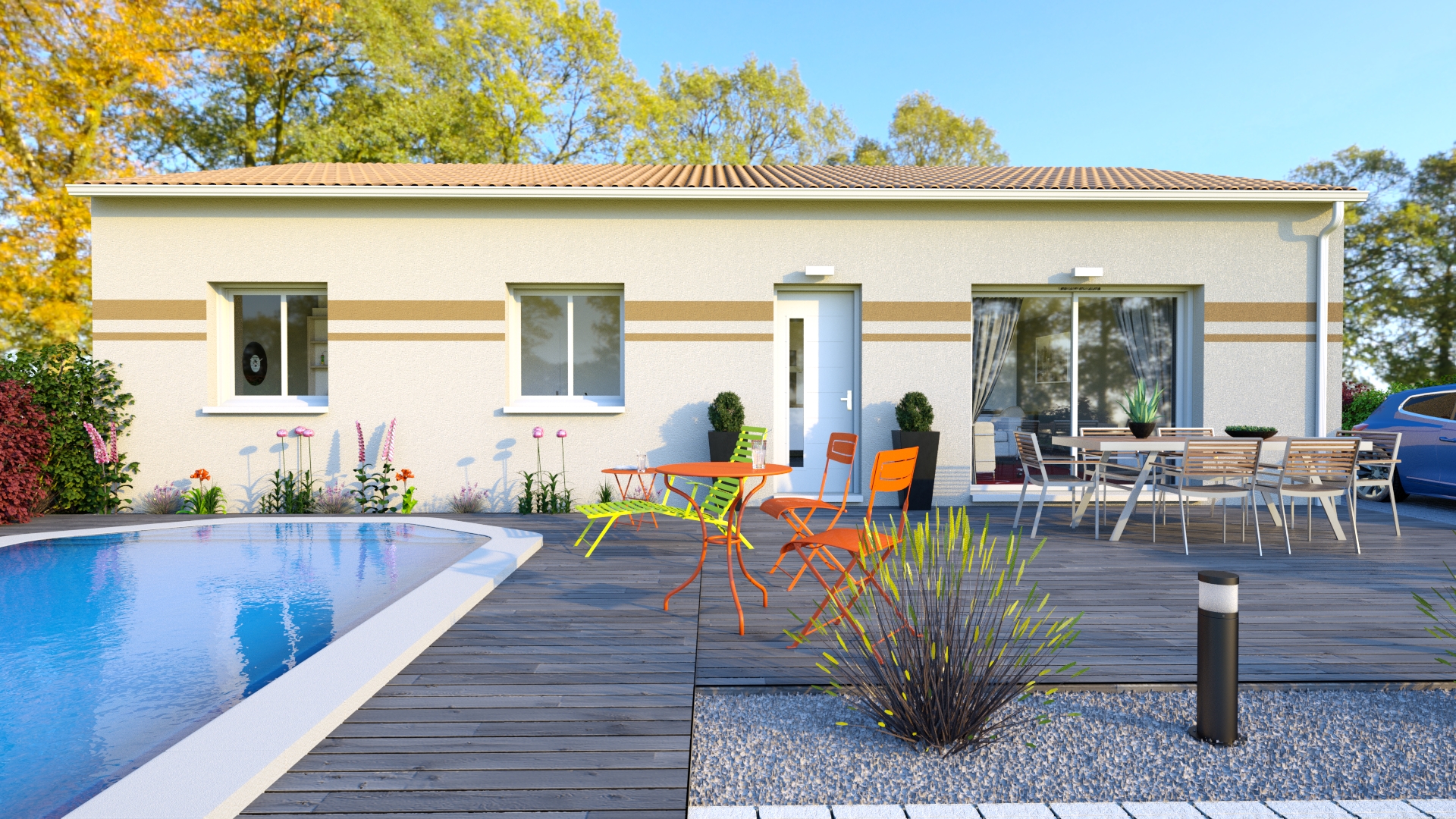 Maison + terrain de 509m² Lormont Freedhome Habitat