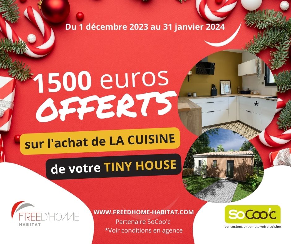 1500 euros offerts sur l’achat de votre cuisine SOCoo’C